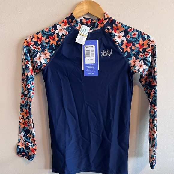 BNWT ROXY RASHGUARD DISNEY ARIEL - Picture 2 of 5